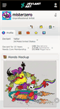 Mobile Screenshot of misterzero.deviantart.com