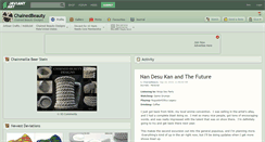 Desktop Screenshot of chainedbeauty.deviantart.com