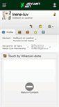 Mobile Screenshot of irene-luv.deviantart.com