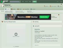 Tablet Screenshot of irene-luv.deviantart.com