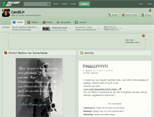 Tablet Screenshot of candilh.deviantart.com