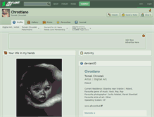 Tablet Screenshot of chrostiano.deviantart.com