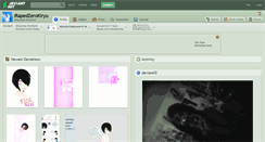 Desktop Screenshot of irapedzerokiryu.deviantart.com