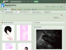Tablet Screenshot of irapedzerokiryu.deviantart.com