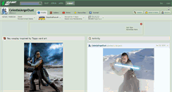 Desktop Screenshot of celestialangeldust.deviantart.com