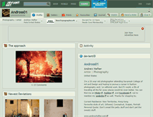 Tablet Screenshot of andross01.deviantart.com