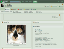 Tablet Screenshot of im-notokay.deviantart.com