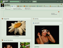 Tablet Screenshot of pavetus.deviantart.com