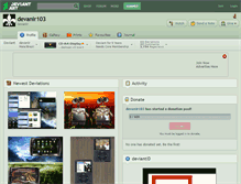 Tablet Screenshot of devanir103.deviantart.com