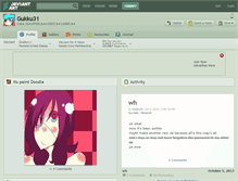 Tablet Screenshot of gukku31.deviantart.com