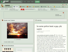Tablet Screenshot of jrakob.deviantart.com