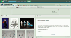 Desktop Screenshot of duchessaliana.deviantart.com