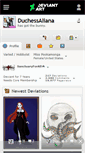 Mobile Screenshot of duchessaliana.deviantart.com