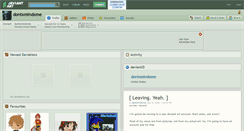 Desktop Screenshot of dontxmindxme.deviantart.com