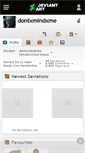 Mobile Screenshot of dontxmindxme.deviantart.com