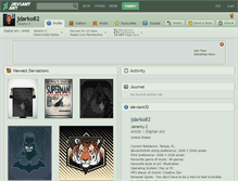 Tablet Screenshot of jdarko82.deviantart.com