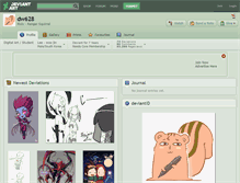 Tablet Screenshot of dw628.deviantart.com