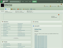 Tablet Screenshot of britterchan.deviantart.com