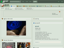 Tablet Screenshot of ghost6.deviantart.com