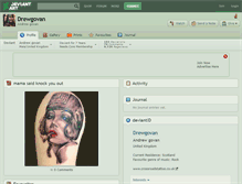 Tablet Screenshot of drewgovan.deviantart.com