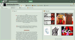 Desktop Screenshot of deathsamafanclub.deviantart.com