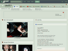 Tablet Screenshot of lala2011.deviantart.com