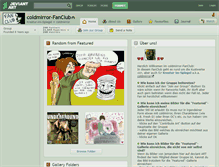 Tablet Screenshot of coldmirror-fanclub.deviantart.com