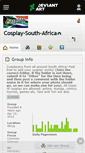 Mobile Screenshot of cosplay-south-africa.deviantart.com