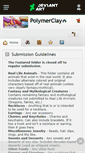 Mobile Screenshot of polymerclay.deviantart.com