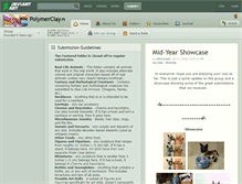 Tablet Screenshot of polymerclay.deviantart.com