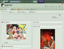 Tablet Screenshot of missmuniiia.deviantart.com