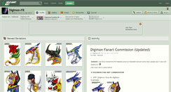 Desktop Screenshot of digimon-fr.deviantart.com