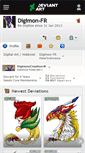 Mobile Screenshot of digimon-fr.deviantart.com