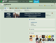 Tablet Screenshot of andiecarrie.deviantart.com