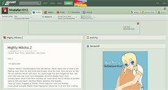Desktop Screenshot of hinatafan1012.deviantart.com