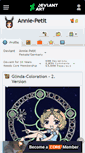 Mobile Screenshot of annie-petit.deviantart.com
