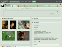 Tablet Screenshot of idsquare.deviantart.com