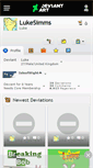 Mobile Screenshot of lukesimms.deviantart.com