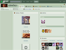 Tablet Screenshot of lelianafans.deviantart.com