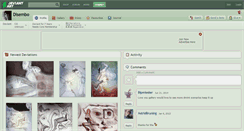 Desktop Screenshot of disembo.deviantart.com