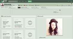 Desktop Screenshot of citizencandy.deviantart.com