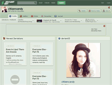 Tablet Screenshot of citizencandy.deviantart.com