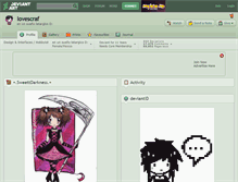 Tablet Screenshot of lovescraf.deviantart.com
