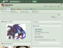 Tablet Screenshot of dragonphysic.deviantart.com