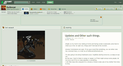 Desktop Screenshot of foxfencer.deviantart.com
