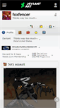 Mobile Screenshot of foxfencer.deviantart.com