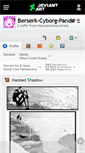 Mobile Screenshot of berserk-cyborg-panda.deviantart.com