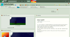 Desktop Screenshot of heatherthedragon.deviantart.com