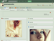 Tablet Screenshot of hystericalemotion.deviantart.com