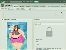 Tablet Screenshot of fractalgrrl.deviantart.com